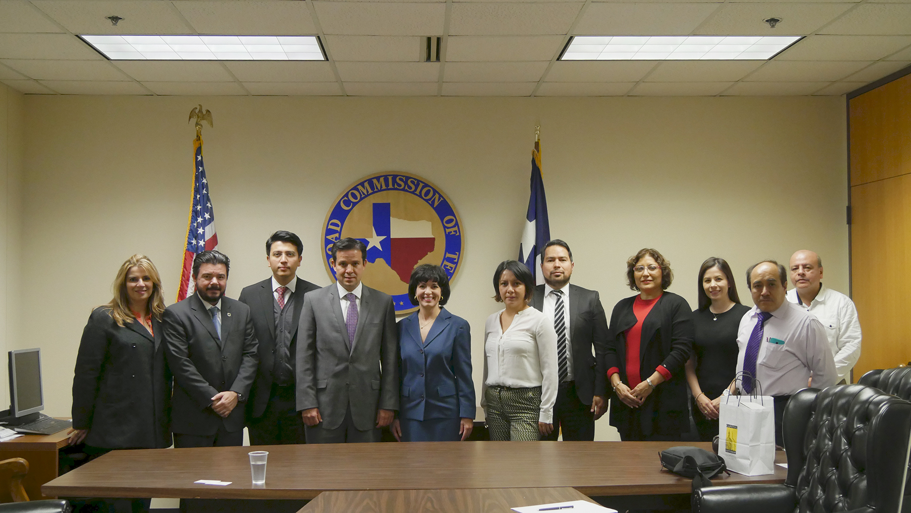 Railroad Commissioner Christi Craddick meets with energy officials from Mexico.