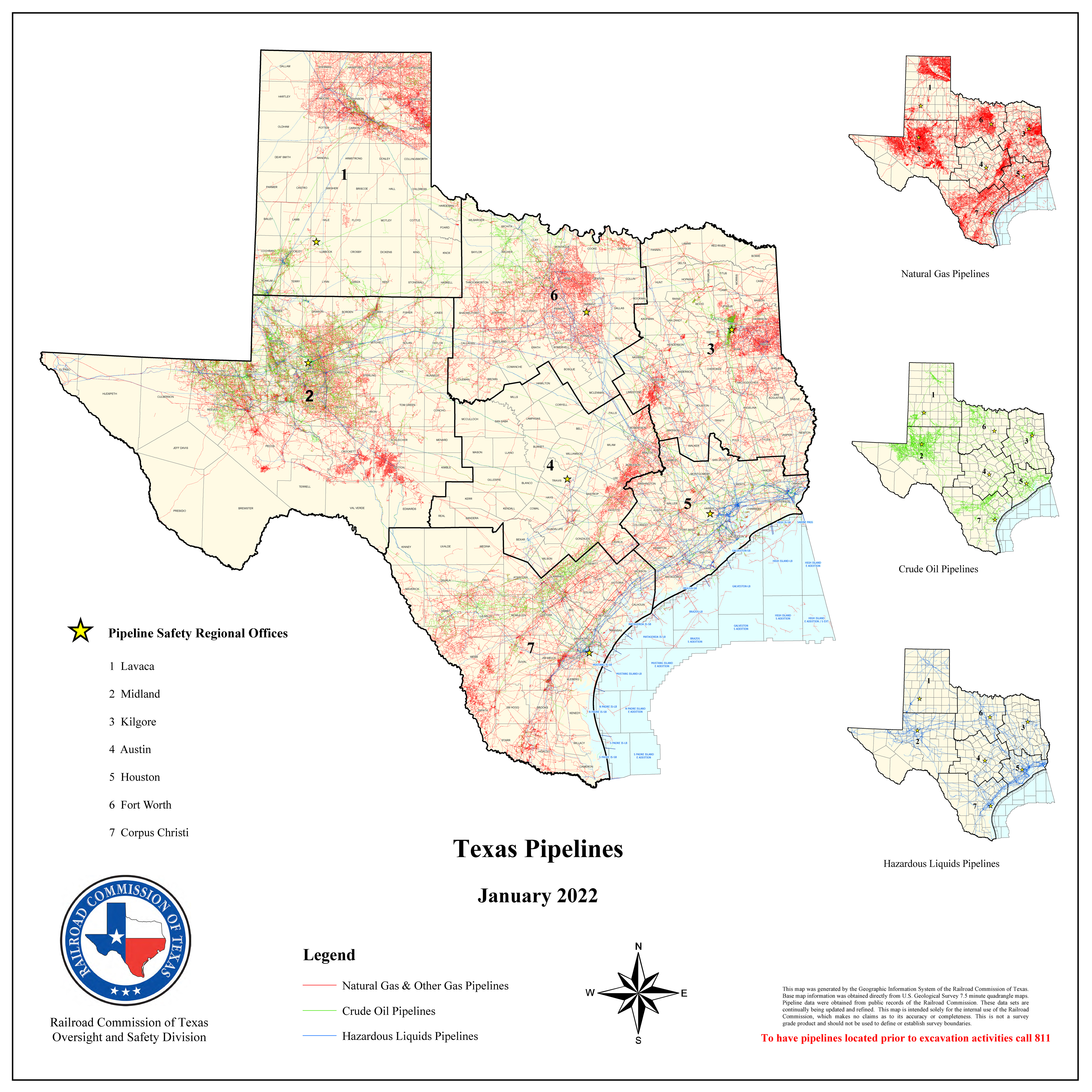 Texas Railroad Commission Map Special Map Products Available For Purchase