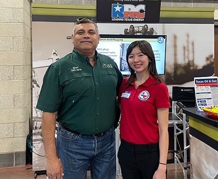 Tiffany With Cuero Mayor Emil Garza